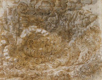 A deluge by Leonardo da Vinci